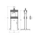 Hydraulický dielenský lis 20 tonový s ukazovateľom tlaku a pedálom G02086-3CZ