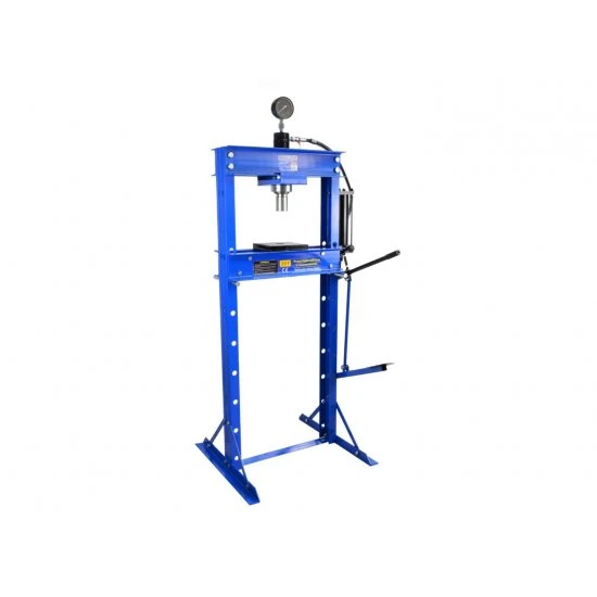 Hydraulický dielenský lis 20 tonový s ukazovateľom tlaku a pedálom G02086-3CZ