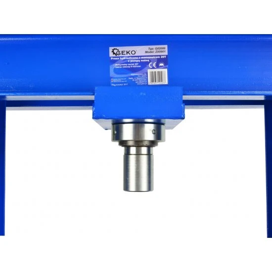 Hydraulický dielenský lis 20 tonový s ukazovateľom tlaku a pedálom G02086-3CZ