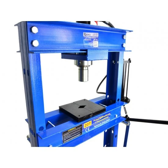 Hydraulický dielenský lis 20 tonový s ukazovateľom tlaku a pedálom G02086-3CZ