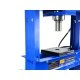 Hydraulický dielenský lis 20 tonový s ukazovateľom tlaku a pedálom G02086-3CZ