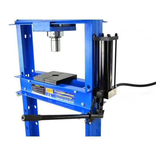 Hydraulický dielenský lis 20 tonový s ukazovateľom tlaku a pedálom G02086-3CZ