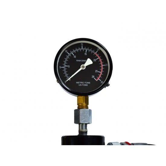Hydraulický dielenský lis 20 tonový s ukazovateľom tlaku a pedálom G02086-3CZ