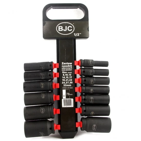Kované nástrčné kľúče 8-32 mm predĺžené 1/2" M58291