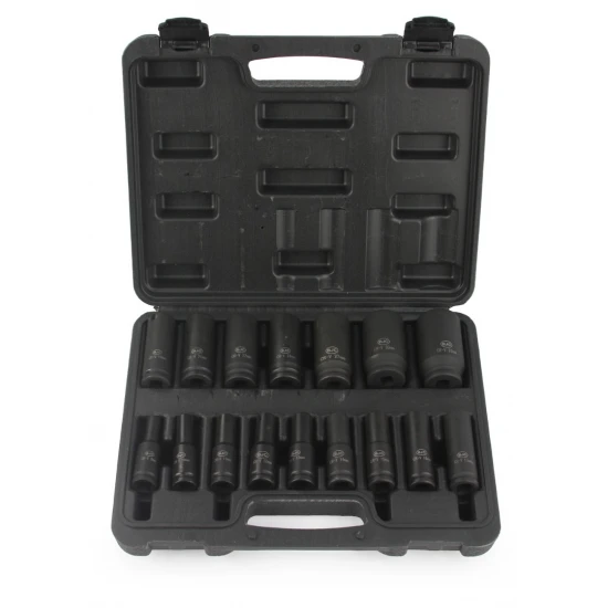 Kované nástrčné kľúče 1/2" 10-32mm 16ks M58295