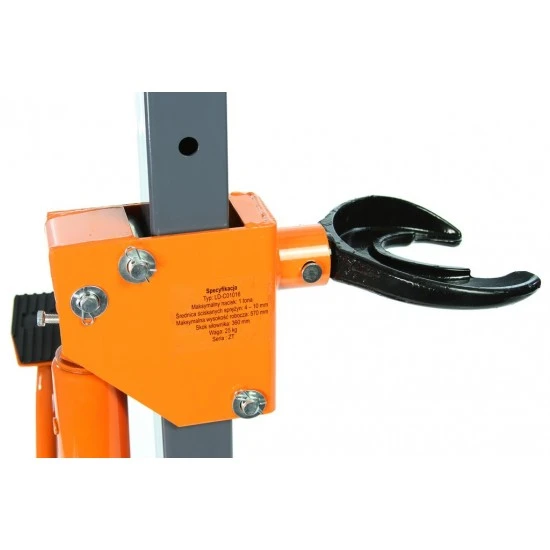 Hydraulický sťahovák pružín stojanový s taniermi 1 tonový M80441