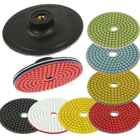 Kotúč unášací na suchý zips 100 mm + diamantové kotúče M08830