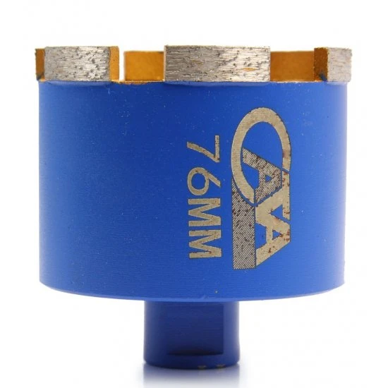 Diamantové vykružováky M14 do dlažby segmentové 20-76 mm 6 dielna sada M22597
