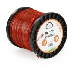 Žacia struna 2.4 mm 100m štvorcová na krovinorez M84107