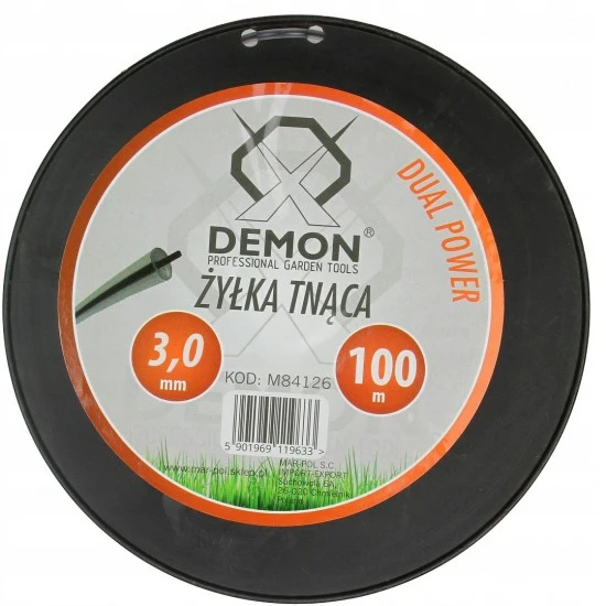 Žacia struna 3.0 mm 100m okrúhla na krovinorez M84146
