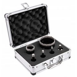 Diamantové vrtáky M14 do dlažby sada 6-8-10-35-68 mm FT05DH