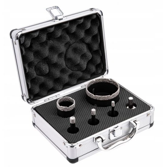 Diamantové vrtáky M14 do dlažby sada 6-8-10-35-68 mm FT05DH