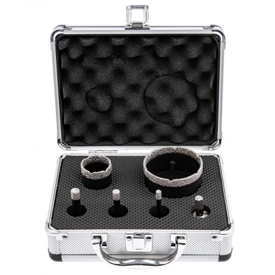 Diamantové vrtáky M14 do dlažby sada 6-8-10-35-68 mm FT05DH