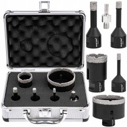 Diamantové vrtáky M14 do dlažby sada 6-8-10-35-68 mm FT05DH