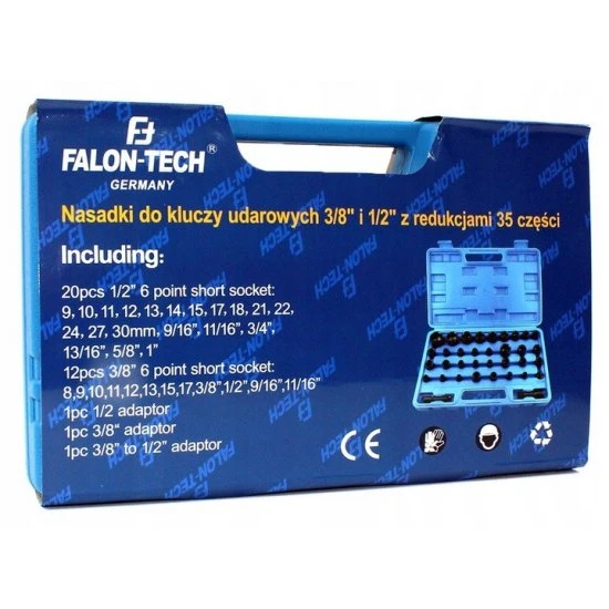 Kované nástrčné kľúče 3/8 a 1/2 35 dielne 8-30mm FT1135