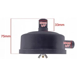 Vzduchový filter na kompresor plastový závit 1/2" FT120F