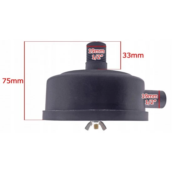 Vzduchový filter na kompresor plastový závit 1/2" FT120F