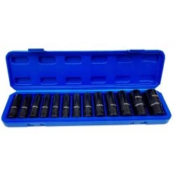 Kované nástrčné kľúče 10-30 mm predĺžené 1/2" 13ks  FT1387P