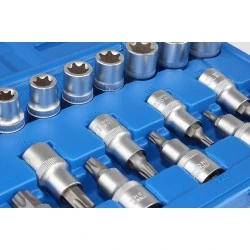 Sada nástrčných kľúčov torx T20-T70 a e-torx E10-E20 FT1728
