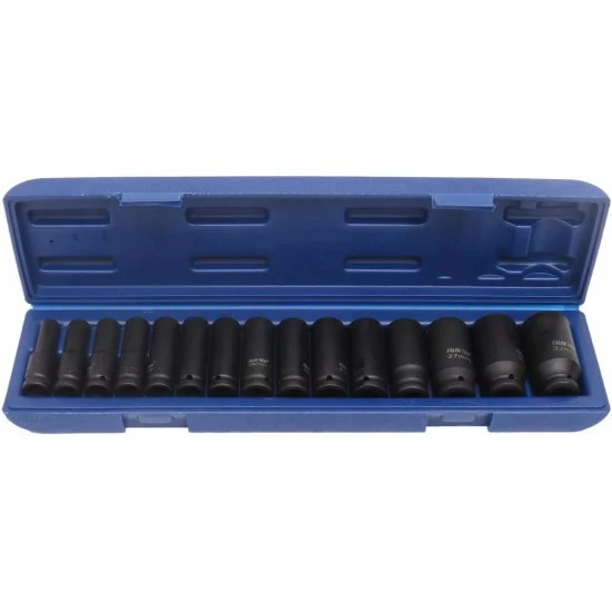 Kované nástrčné kľúče 10-32 mm predĺžené 1/2" 15ks FT2215