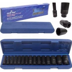Kované nástrčné kľúče 10-32 mm predĺžené 1/2" 15ks FT2215