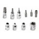 Sada nástrčných kľúčov TORX a E-TORX FT2234