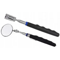 Teleskopické inšpekčné zrkadlo a magnetický vyťahovák s LED FT2402