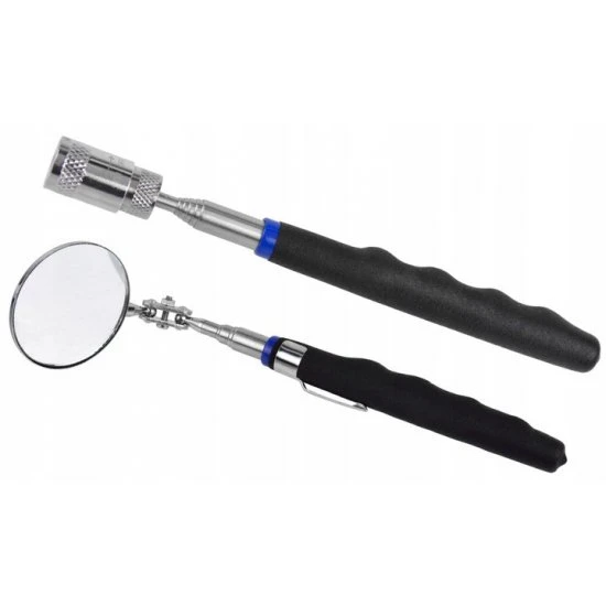 Teleskopické inšpekčné zrkadlo a magnetický vyťahovák s LED FT2402