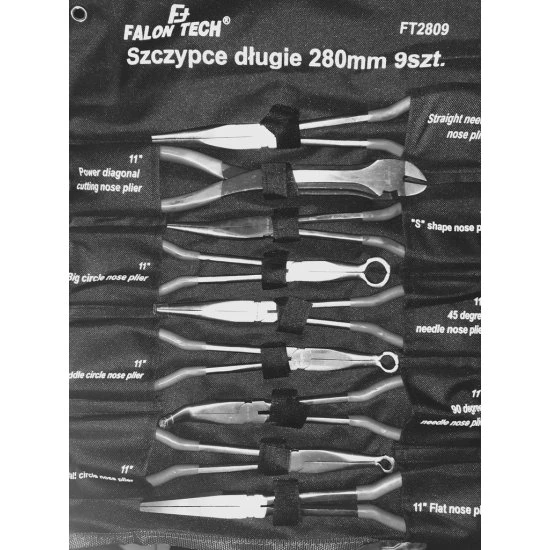 Kliešte dlhé 280mm 9 dielna sada FT2809