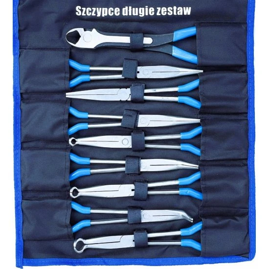 Kliešte dlhé 280mm 9 dielna sada FT2809
