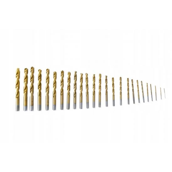 Sada vrtákov na kov 1-13 mm 25 dielna HSS titán FT390025T