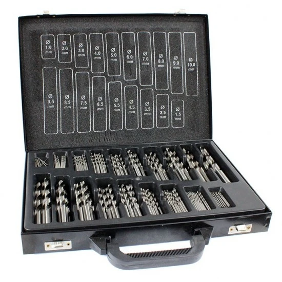 Sada vrtákov do kovu 1-10mm 170 dielna HSS FT390170B