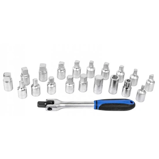 Sada kľúčov na zátky olejových vaní 3/8" 20 dielna FT4420