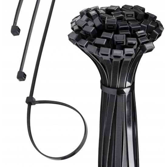Sťahovacia páska 400 x 4.8 mm čierna balenie 100ks FT48400B