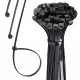 Sťahovacia páska 400 x 4.8 mm čierna balenie 100ks FT48400B