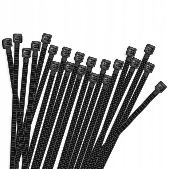 Sťahovacia páska 400 x 4.8 mm čierna balenie 100ks FT48400B