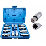 Zástrčné 1/2" hlavice imbus hex H5 - H22 sada 12ks FT52212