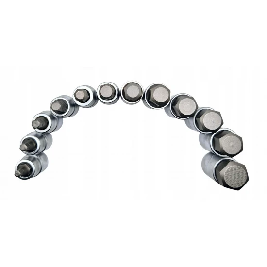 Zástrčné 1/2" hlavice imbus hex H5 - H22 sada 12ks FT52212