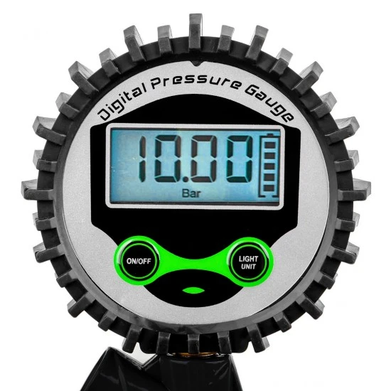 Pištoľ na hustenie pneumatík digitálny manometer 18bar FT9906