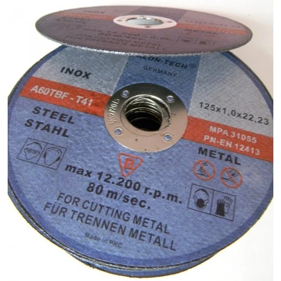 Rezný kotúč na kov 125 x 1.0 x 22.2 mm FTMC12510
