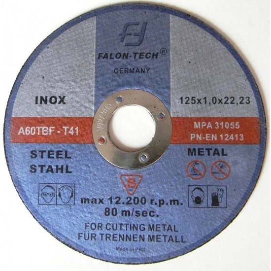 Rezný kotúč na kov 125 x 1.0 x 22.2 mm FTMC12510