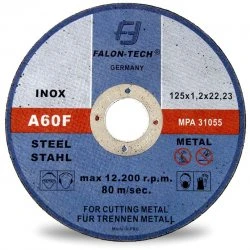 Rezný kotúč na kov 125 x 1.2 x 22.2 mm FTMC12512