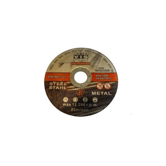 Rezný kotúč na kov 125 x 1.0 x 22.2 mm IVMC12510