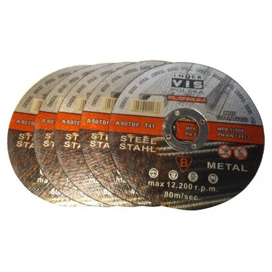 Rezný kotúč na kov 125 x 1.0 x 22.2 mm IVMC12510