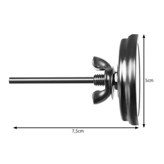 Teplomer pre gril a údiareň 0–250°C PK006