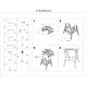 Pracovný stôl skladací JDT025