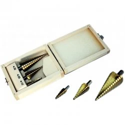 Stupňovité vrtáky 4- 32mm 3 dielna sada M22321