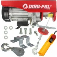 Elektrický lanový naviják 300/600kg 230V M80790
