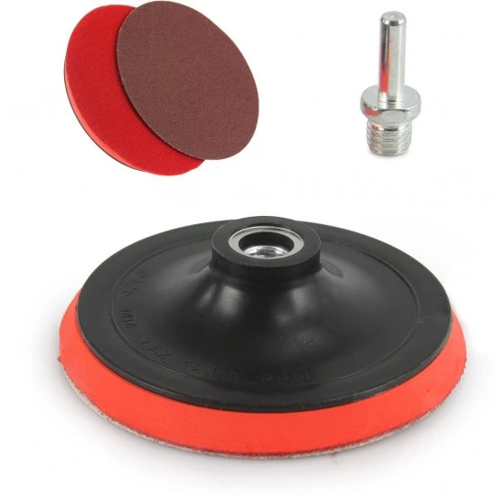 Kotúč unášací na suchý zips 125 mm euro disk M08500