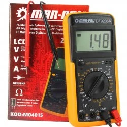 Digitálny multimeter DT9205A 1000V 10A M04015
